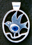 Bluebird of Happiness pendant